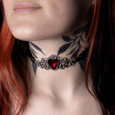 BETROTHAL CHOKER, NÁHRDELNÍK, ALCHEMY GOTHIC