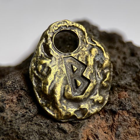 BERKANO - RUNOVÝ AMULET, STAROMOSAZ