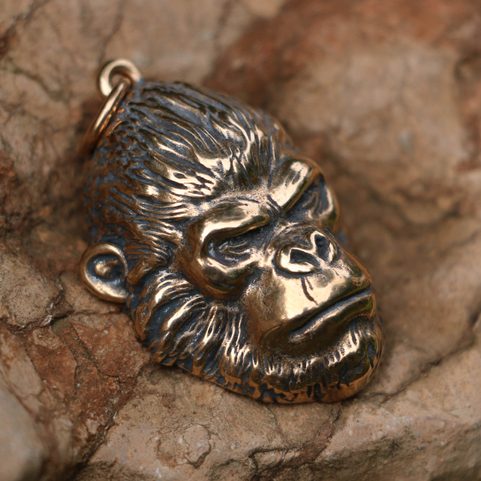 GORILA, PŘÍVĚŠEK, BRONZ