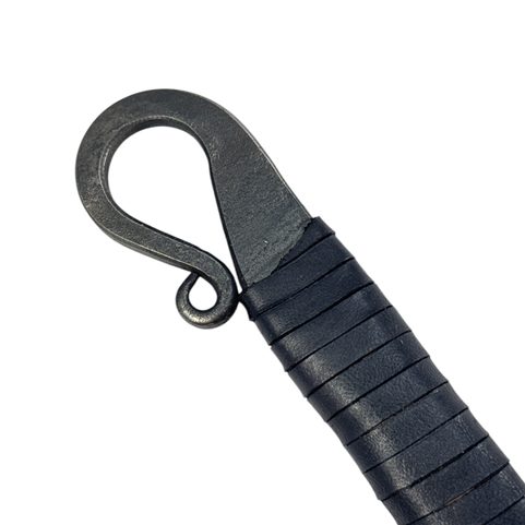 SPIRÁLA, KELTSKÝ KOVANÝ NŮŽ, ČERNÝ