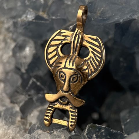 ODIN, PŘÍVĚŠEK, RIBE, DÁNSKO, BRONZ