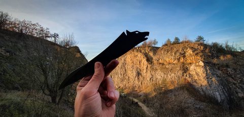 KUDLAK VELKÝ VRHACÍ NŮŽ - 1 KUS