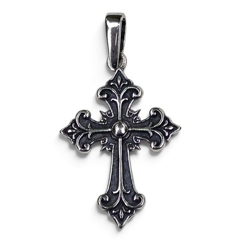SILVER PENDANT, MUSKETEER CROSS, 925 STERLING SILVER
