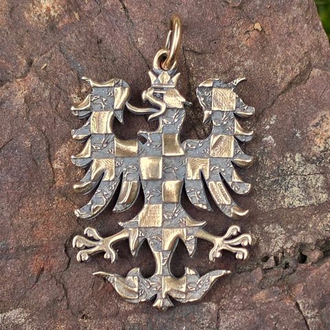 PŘÍVĚSEK MORAVSKÁ ORLICE, BRONZ