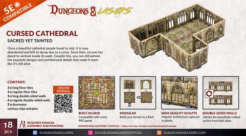 DUNGEONS & LASERS: CURSED CATHEDRAL - SACRED YET TAINTED