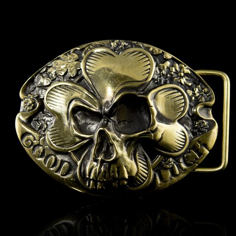 LUCKY BUCKLE, PŘEZKA NA OPASEK, MOSAZ