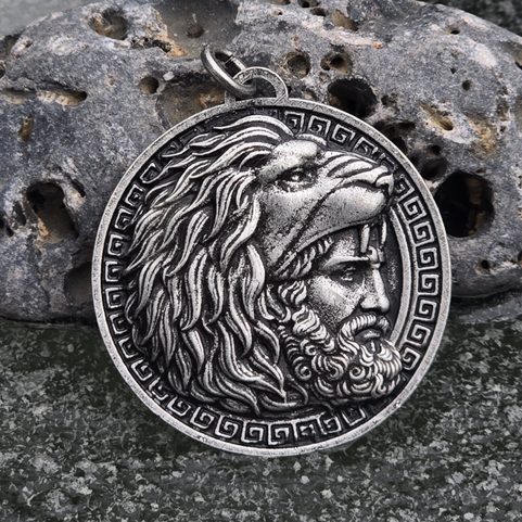 HÉRAKLÉS, ŘECKÝ HRDINA, PŘÍVĚSEK, ZINEK