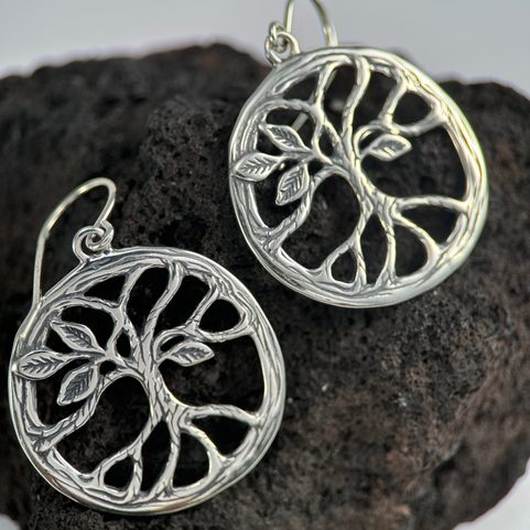 STROM, ARBOR, STŘÍBRNÉ NÁUŠNICE, AG 925