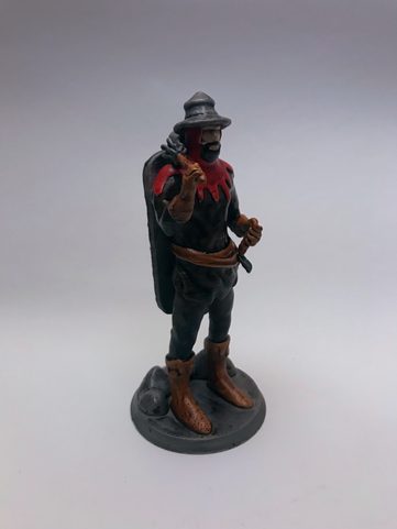 HUSITA S PALCÁTEM  - BUSTA, MINIATURA
