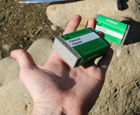 FLEXOPOL CLEANER, MITTEL, ČISTÍCÍ BRUSNÁ GUMA - STŘEDNÍ