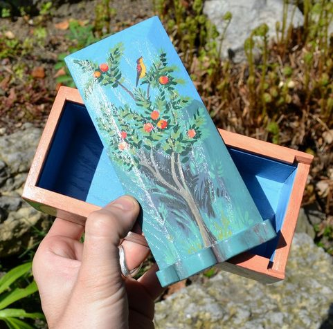 POMPEII HORTI, ŘÍMSKÁ KRABIČKA PRO OSOBNÍ POTŘEBY, REPLIKA