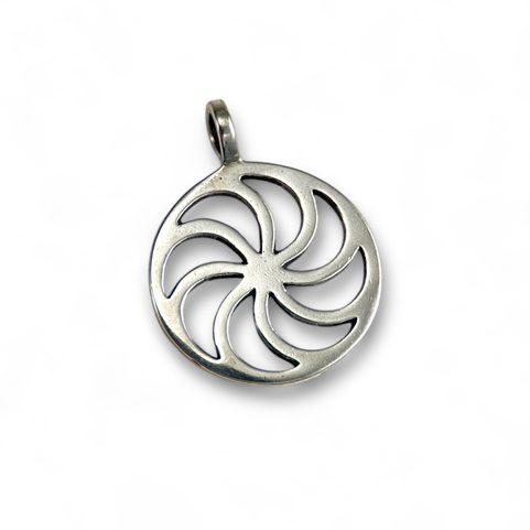 SYMBOL SLUNCE III, STŘÍBRNÝ PŘÍVĚSEK, AG 925
