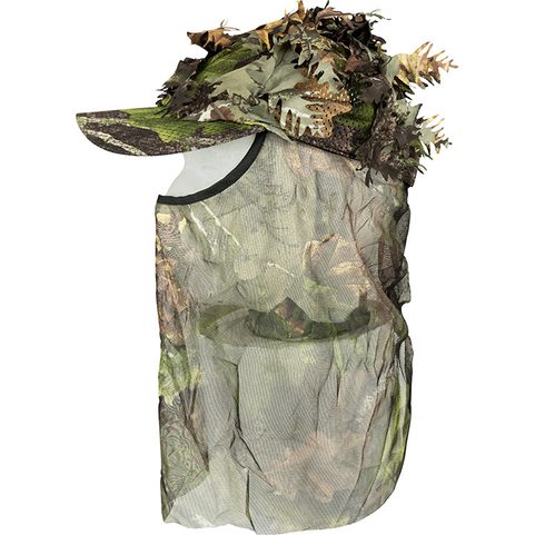KAMUFLÁŽNÍ ČEPICE LLCS 3D BASEBALL CAP WITH VEIL