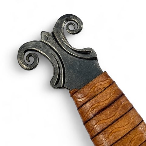 MINOTAURUS, KELTSKÝ KOVANÝ NŮŽ, HNĚDÝ