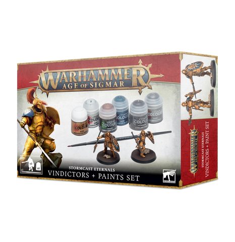 WARHAMMER STORMCAST ETERNALS VINDICTORS + PAINTS SET
