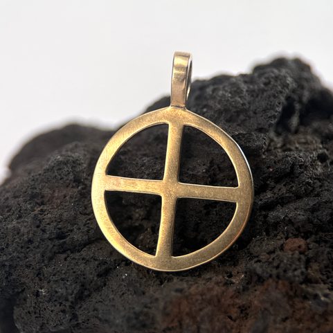 SYMBOL SLUNCE V, PŘÍVĚŠEK, BRONZ