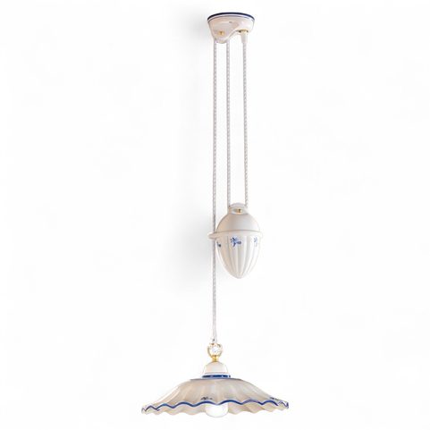 TIROLIA KERAMICKÉ STROPNÍ SVÍTIDLO SE ZÁVAŽÍM 2211-1