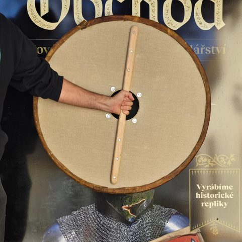 VIKINSKÝ ŠTÍT, PRO BOJ, 80 CM