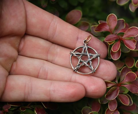 PENTAGRAM PŘÍVĚŠEK, BRONZ