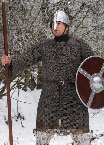 KROUŽKOVÁ KOŠILE, NÝTOVANÁ RRR HAUBERK, 8MM