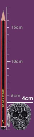 LEBKA CRANIA , PŘÍVĚŠEK NA KLÍČE, 4,5 CM
