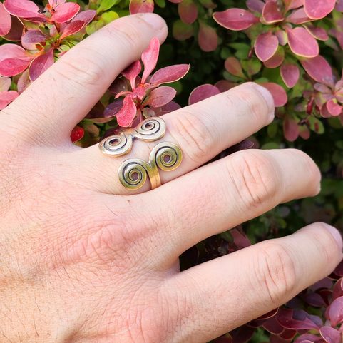 PRSTEN SE SPIRÁLAMI, POBALTÍ, X. STOLETÍ, BRONZ