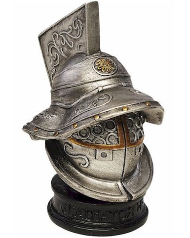 FIGURINE REPRÉSENTANT UN CASQUE DE GLADIATEUR