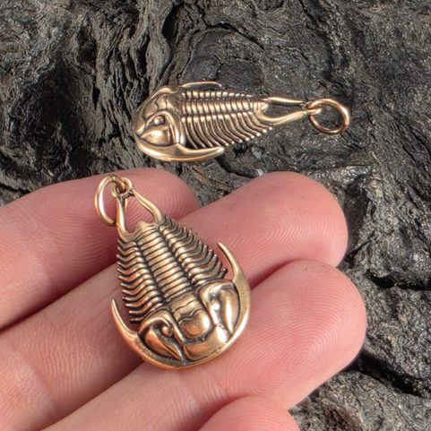 PŘÍVĚŠEK TRILOBIT BRONZ