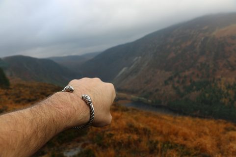 FLÓKI, VIKINSKÝ STŘÍBRNÝ NÁRAMEK, AG 925