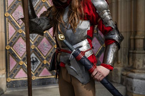 JEDNORUČNÍ MEČ DISC DE LUXE, MĚKČENÝ  - FAKESTEEL