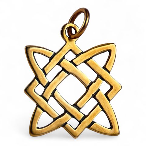 HVĚZDA SVAROGA, SLOVANSKÝ AMULET, BRONZ