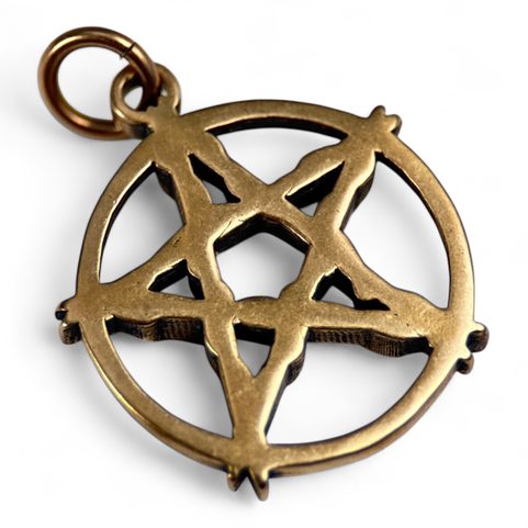 PENTAGRAM PŘÍVĚŠEK, BRONZ