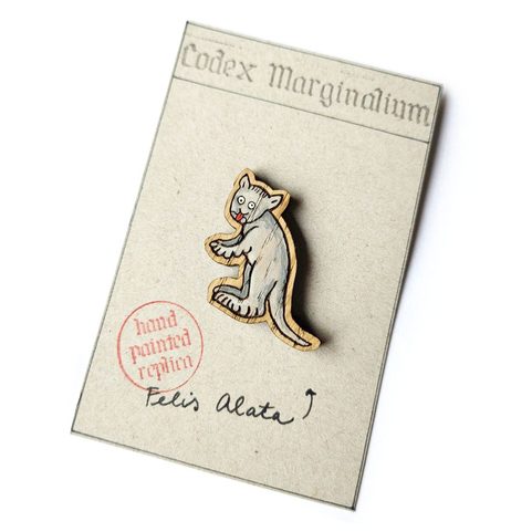 STŘEDOVĚKÝ PIN FELIS ALATA