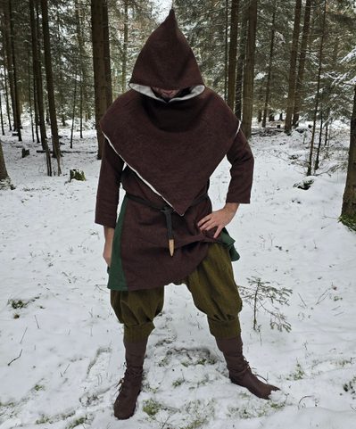 VIKINGSKÉ VYSOKÉ VLNĚNÉ KALHOTY