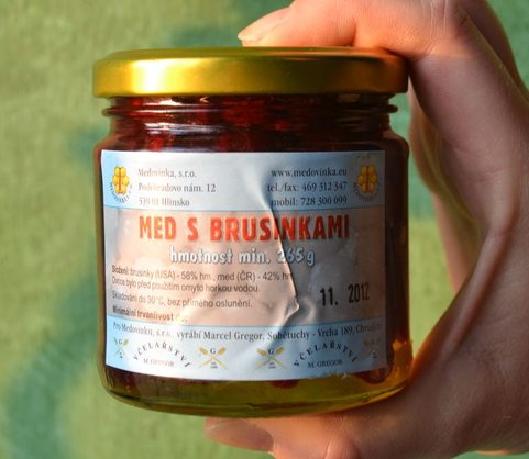 MED S BRUSINKAMI, 200 ML, 265 G