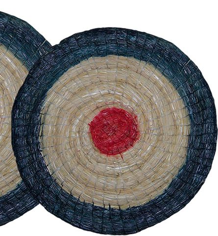 SLAMĚNÝ TERČ PRO LUKOSTŘELBU, TERČOVNICE 80 CM