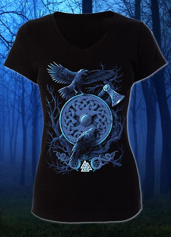 HUGINN A MUNINN, DÁMSKÉ TRIČKO VIKING