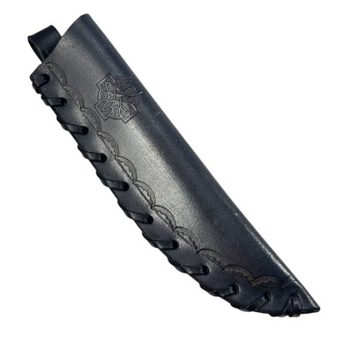 SPIRÁLA, KELTSKÝ KOVANÝ NŮŽ, ČERNÝ