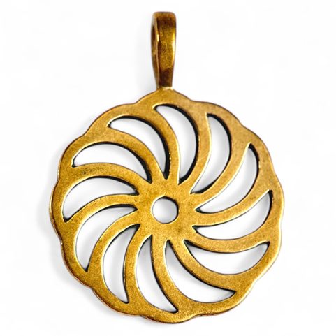 SYMBOL SLUNCE IV, PŘÍVĚŠEK, BRONZ