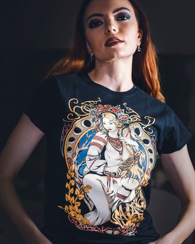 SLAVIA DÁMSKÉ SLOVANSKÉ TRIČKO BAREVNÉ