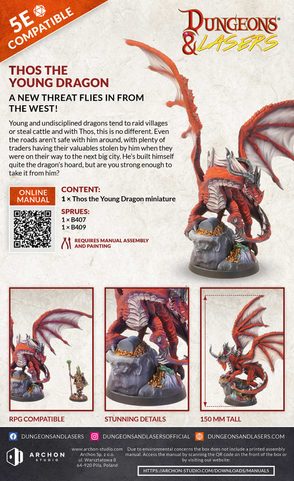 DUNGEONS & LASERS: THOS THE YOUNG DRAGON