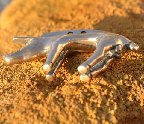 KELTSKÝ KANEC, JOEUVRES, GALIE, BRONZOVÝ AMULET