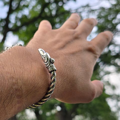 HROMOVÝ PTÁK, STŘÍBRNÝ NÁRAMEK, AG 925