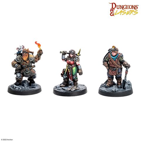 DUNGEONS & LASERS: DWARVEN MINERS