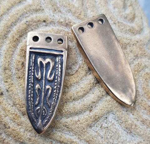 OPASKOVÉ NÁKONČÍ, KOLÍN, RANÝ STŘEDOVĚK - BRONZ