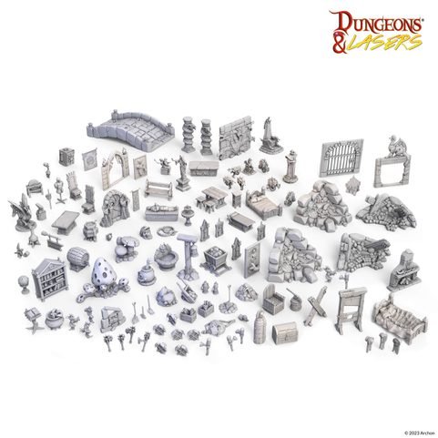 DUNGEONS & LASERS: FANTASY PROPS PACK