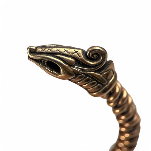 JELLING - VIKINGSKÝ DRAK, NÁRAMEK, BRONZ