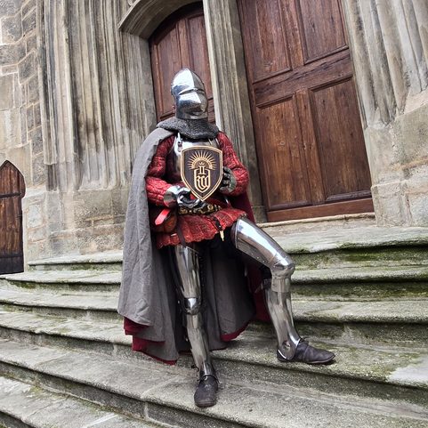 DŘEVĚNÝ ŠTÍT NA STĚNU, VELKÝ, KINGDOM COME: DELIVERANCE 2