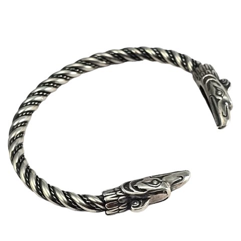 HROMOVÝ PTÁK, STŘÍBRNÝ NÁRAMEK, AG 925