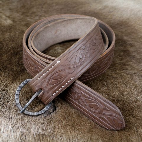 HORAL, KOŽENÝ OPASEK HNĚDÝ